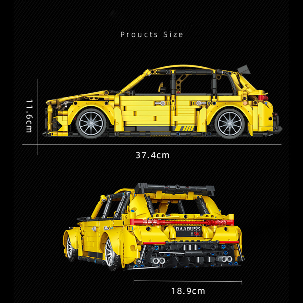 Technik Auto Benz A45 AMG, 1870 Teile Technik Supercar Technik Auto Ferngesteuert Modell, Technik Rennwagen Modell Kompatibel mit Lego Technik