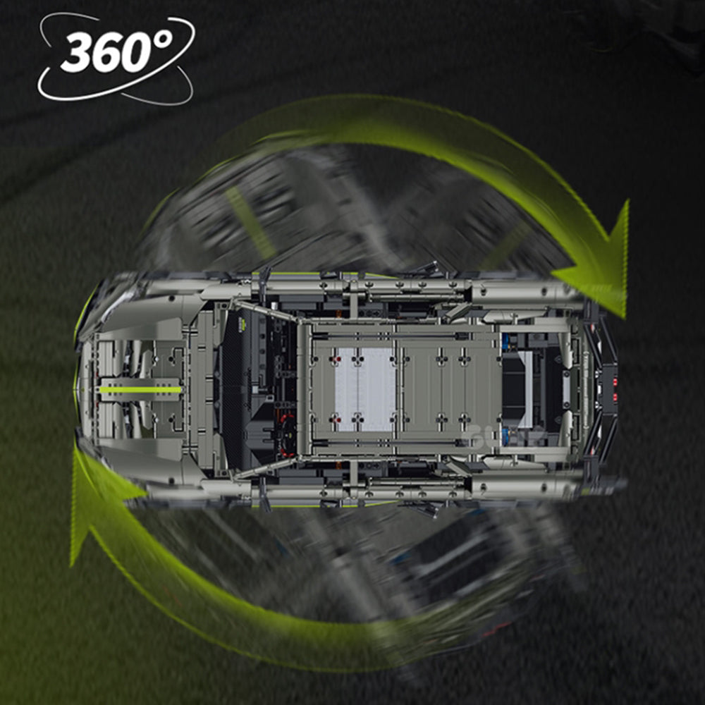 Technik Auto 1: 8 für Lamborghini Urus Hypercar, 3223 Teile Technik Auto mit 6 Motoren Technik Auto Bausatz MOC Auto KIemmbausteine für Lamborghini Technik Auto, Originalverpackung