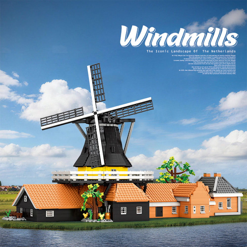 Architecture 55019  Niederländische Windmühle, 4801 Teile