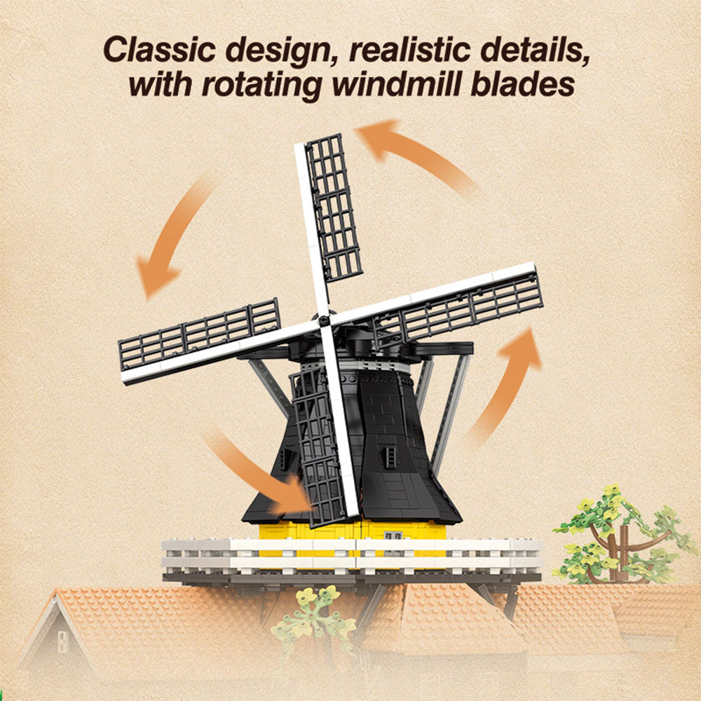 Architecture 55019  Niederländische Windmühle, 4801 Teile