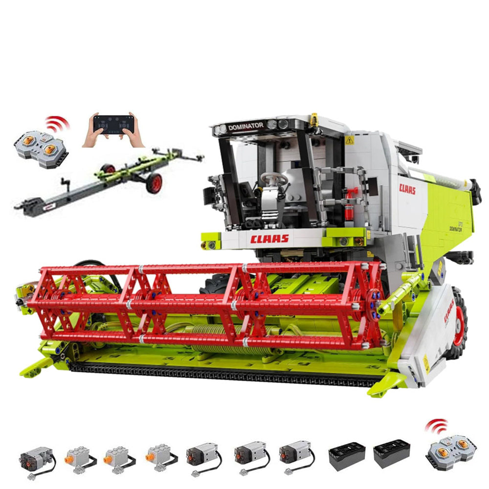 CLAAS Dominator 370 Mähdrescher, CADA C61508W Technik Mähdrescher, 4560+ Teile Technik 1:17 Groß Harvester mit Motoren Set für Kinder Erwachsene