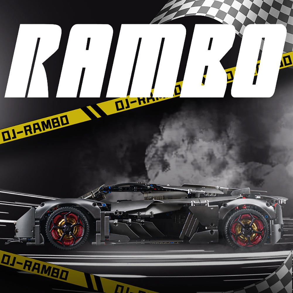 Technik Auto für Lamborghini Terzo Millennio, 3358 Teile Technik Auto Ferngesteuert Auto Motorisierte Sportwagen Modellbau Custom Bausteine Kompatibel mit Lego Technik Auto