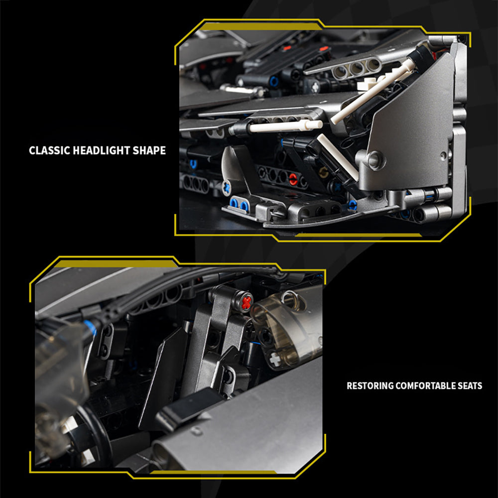 Technik Auto für Lamborghini Terzo Millennio, 3358 Teile Technik Auto Ferngesteuert Auto Motorisierte Sportwagen Modellbau Custom Bausteine Kompatibel mit Lego Technik Auto