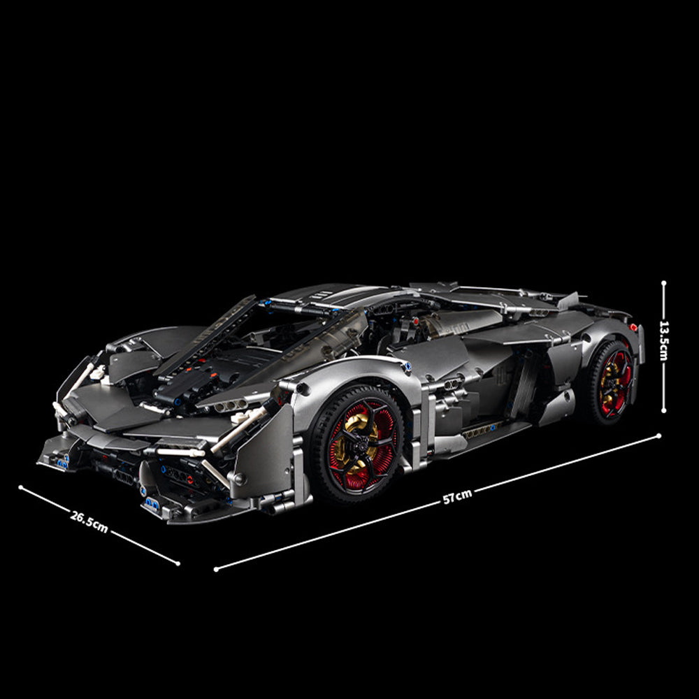 Technik Auto für Lamborghini Terzo Millennio, 3358 Teile Technik Auto Ferngesteuert Auto Motorisierte Sportwagen Modellbau Custom Bausteine Kompatibel mit Lego Technik Auto