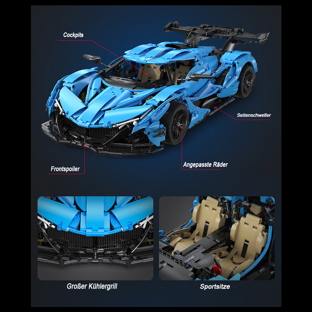 Technik Apollo V12 Hypercar - 3865 Teile - C64003W