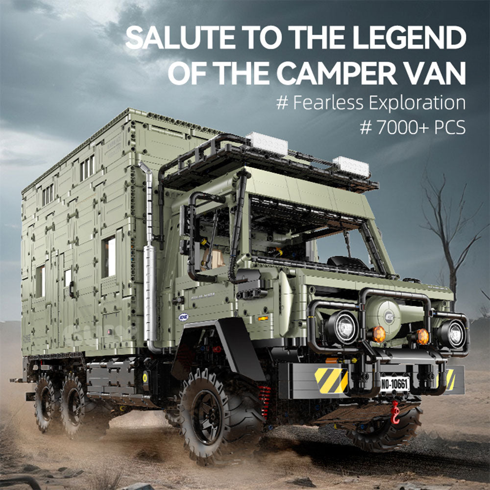 Technik Unimog Wohnmobil Bausatz, G10661, 7310 Teile