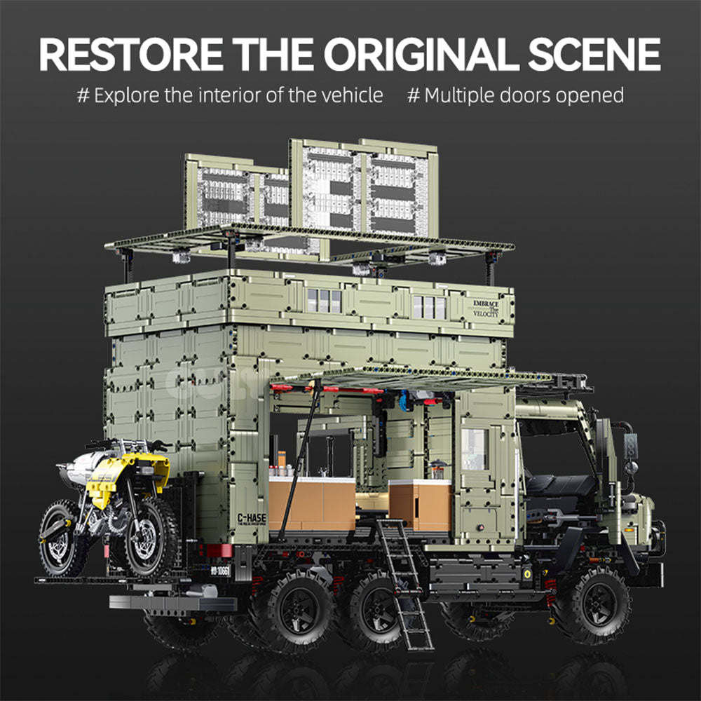 Technik Unimog Wohnmobil Bausatz, G10661, 7310 Teile
