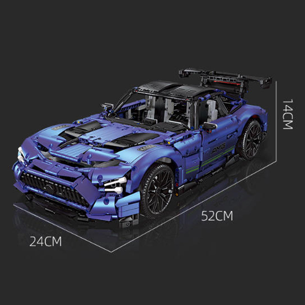 Technik Auto für AMG GT Supercar, Technik Rennauto KIemmbausteine, Maßstab 1: 9 Modell, 2886 Teile J92025 Bausatz