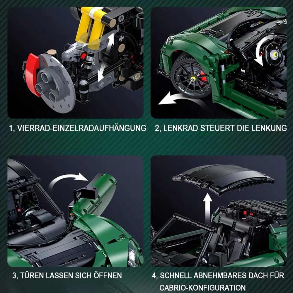 LOTUS Exige Cup 430, CaDA C61511W MOC Auto KIemmbausteine (3730 Teile)