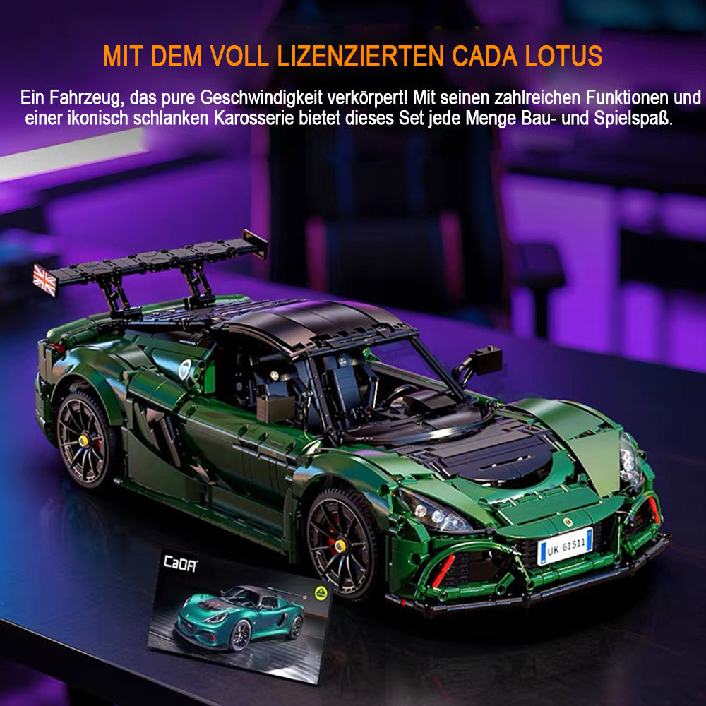 LOTUS Exige Cup 430, CaDA C61511W MOC Auto KIemmbausteine (3730 Teile)