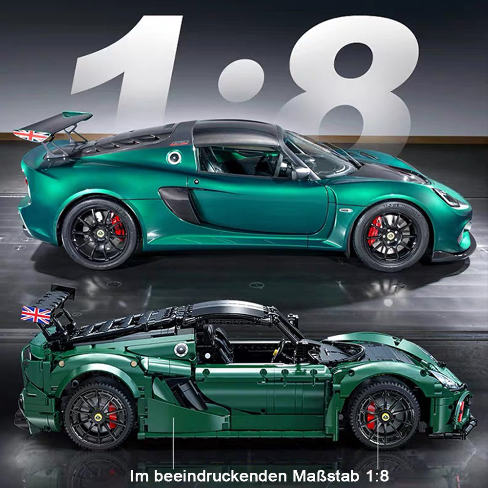 LOTUS Exige Cup 430, CaDA C61511W MOC Auto KIemmbausteine (3730 Teile)