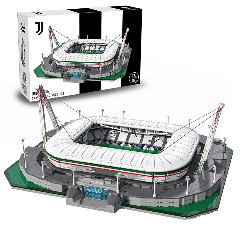 CADA C66021 Juventus Football Club- Allianz Arena Modell mit LEDs, 3638 Teile