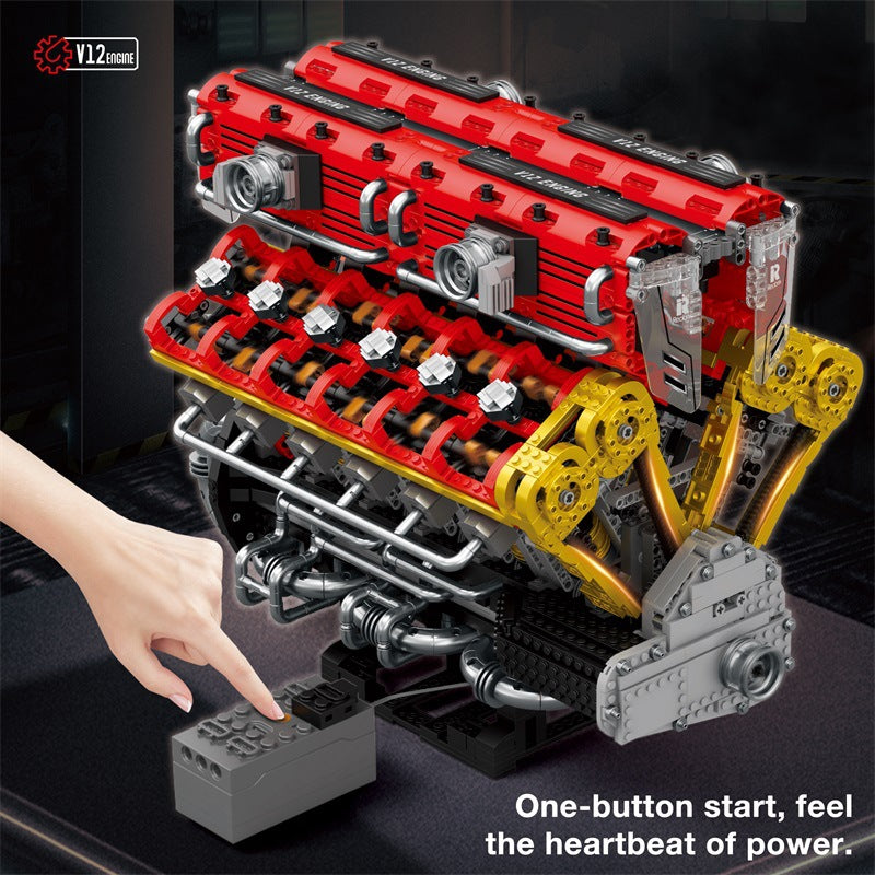 Technik V12 Engine Technik V12 Motor, 4719 Teile, RB-33017