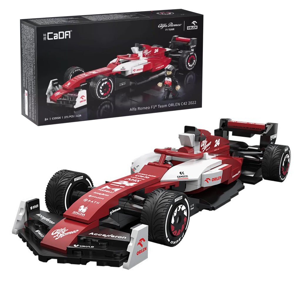 Alfa Romeo F1® Team ORLEN C42, CaDA C55026 MOC Rennauto KIemmbausteine (283 Teile)
