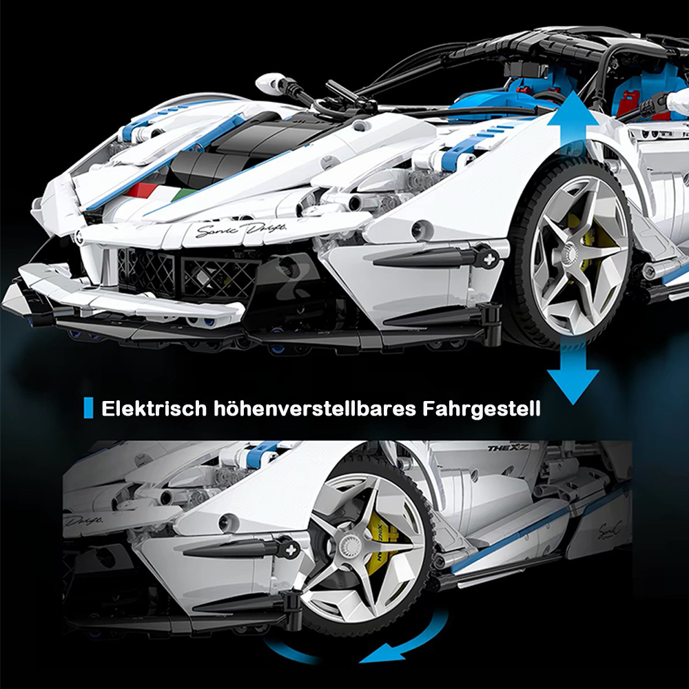 Technik Auto Ferrari Daytona SP3 Modell, 3830 Teile Technik Supersportwagen mit Motoren Bausatz