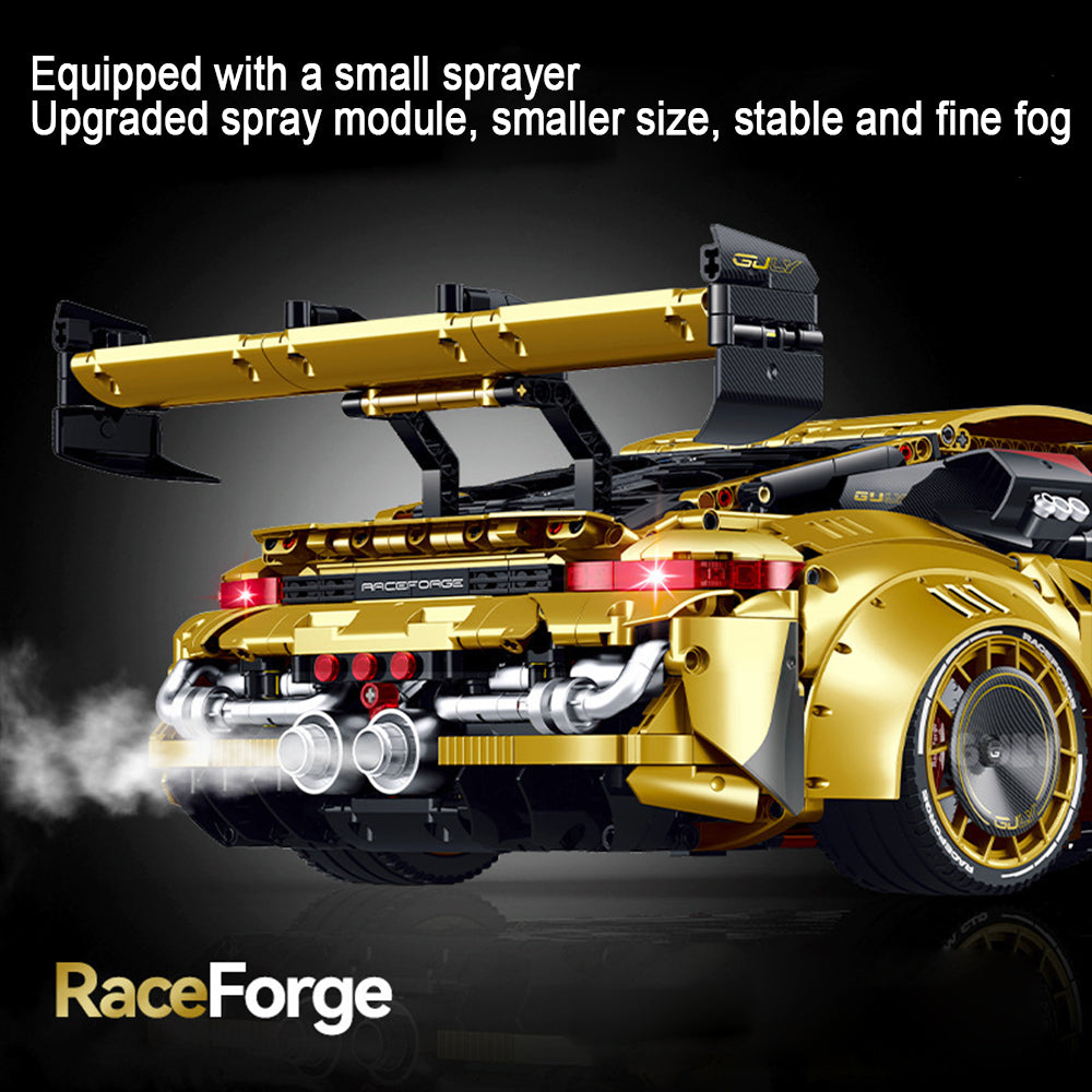 Technik Auto 1: 8 für Porsche GT3 RS Supercar, Groß Auto mit Motoren Set, Technik Auto ModeII Bausatz, 3800 TeiIe MOC Superauto ModeII, für GT3 RS Technik Auto