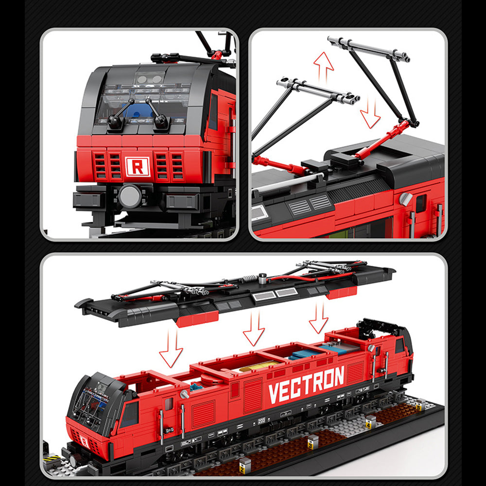 Technik Europäischer Personenzug Technik Personenzug Custom Bausteine Kompatibel mit Lego Technik