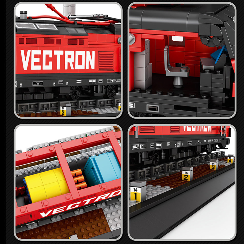 Technik Europäischer Personenzug Technik Personenzug Custom Bausteine Kompatibel mit Lego Technik
