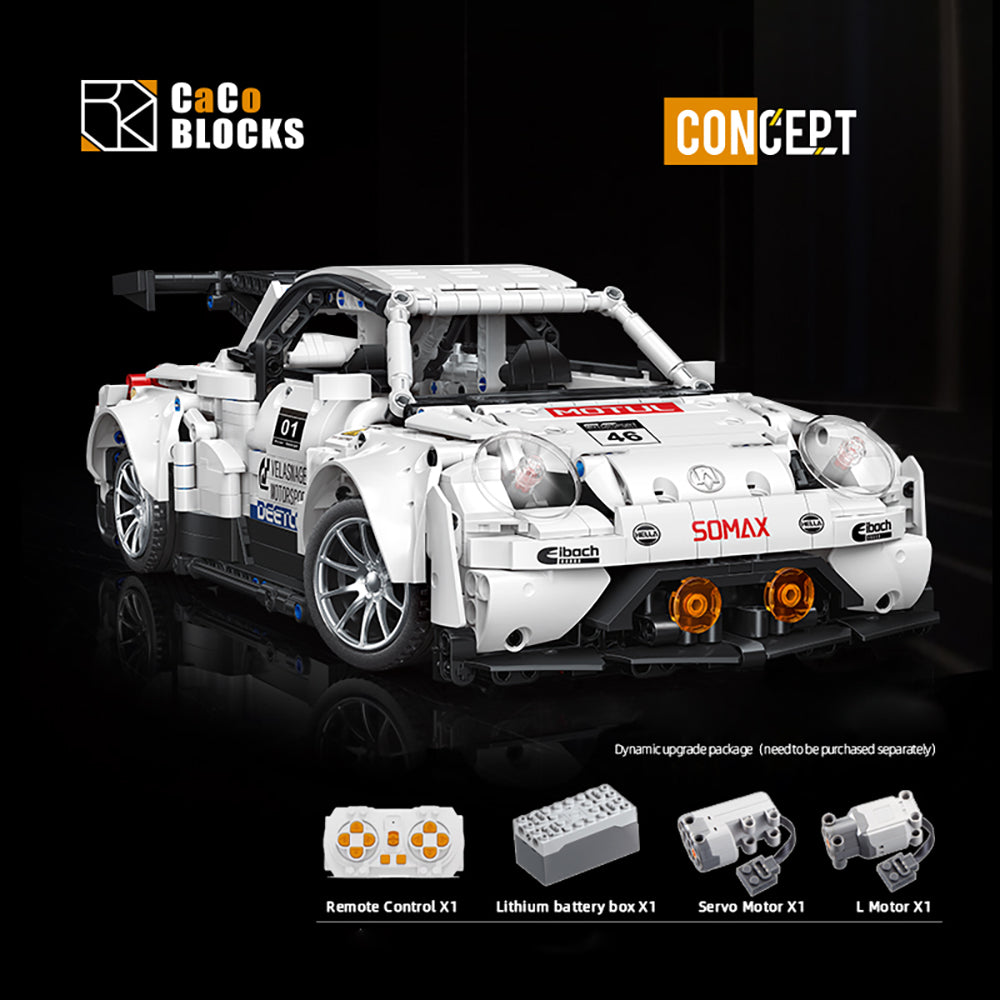 Technik Auto für Volkswagen Type 1, 1785 Teile Technik Sportwagen Mit Motor Technic Auto Ferngesteuert Klemmbausteine kompatibel mit Lego Technik Auto…