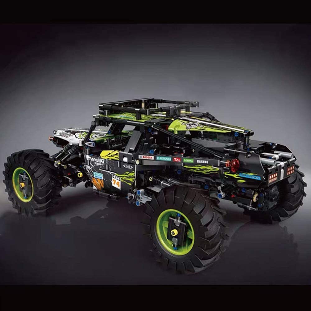 Technik 4x4 X-Treme Buggy, 1890 Teile Technik Geländefahrzeug Technic Ferngesteuert Auto mit 5 Motor und Fernbedienung Bauset Kompatibel mit Lego Technik