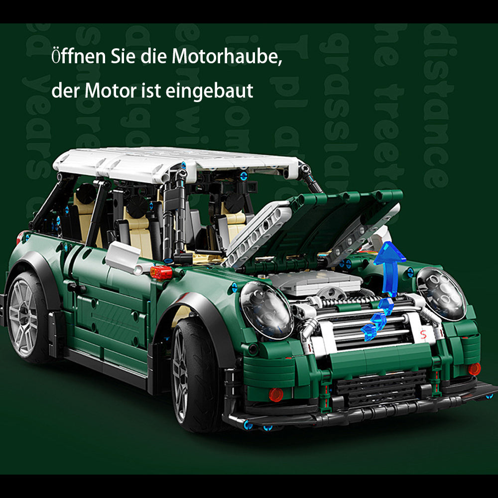 Technik Auto für BMW Mini Cooper S, Technik Ferngesteuert Auto Technik Sportwagen mit Motoren Bauset Kompatibel mit Lego Technik (2292 Teile)